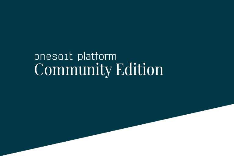 Header Onesait Platform Community Edition