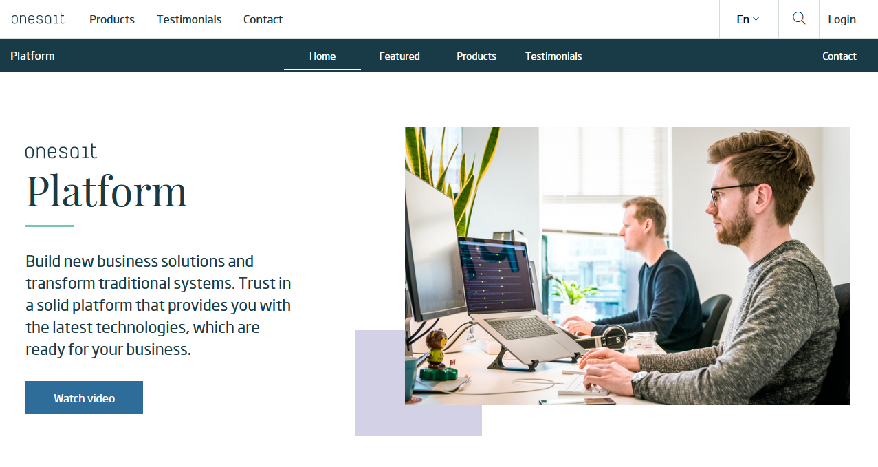 New Onesait and Onesait Platform corporate website – Onesait Platform ...